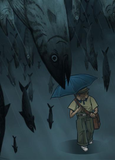 Fish rain